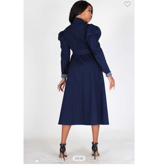 Denim.  dress - Picture 5 of 6